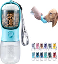 Dog Water Bottle with Food Container