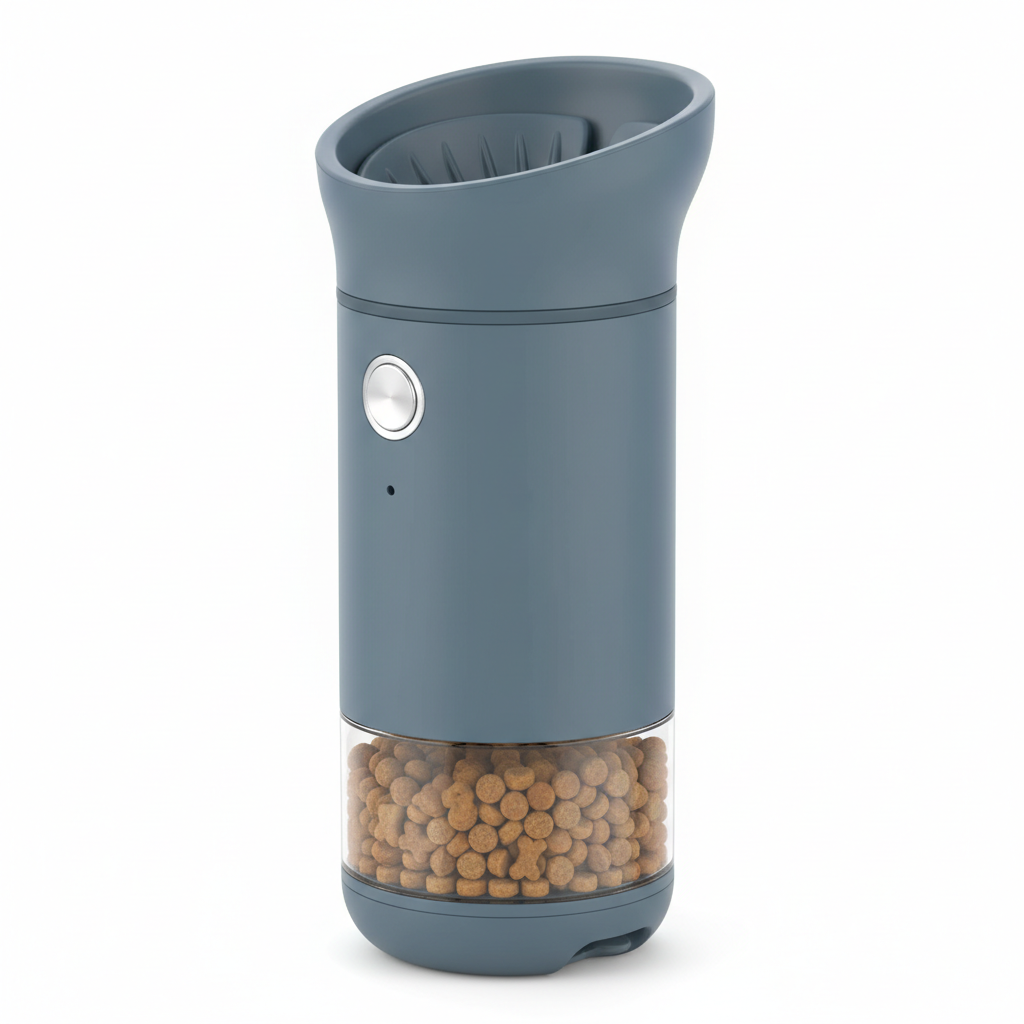 Dog Water Bottle with Food Container